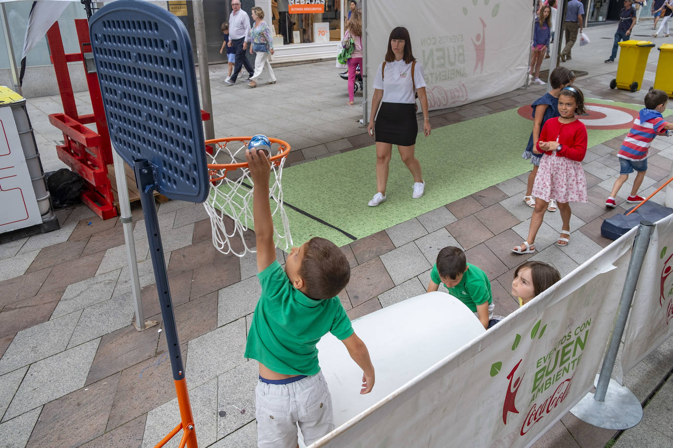 Las casetas de la plaza Alfonso XIII.