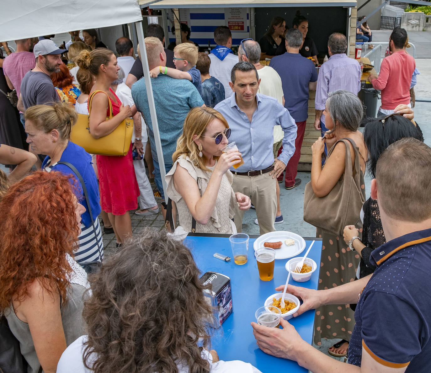 Las casetas de la plaza Alfonso XIII.