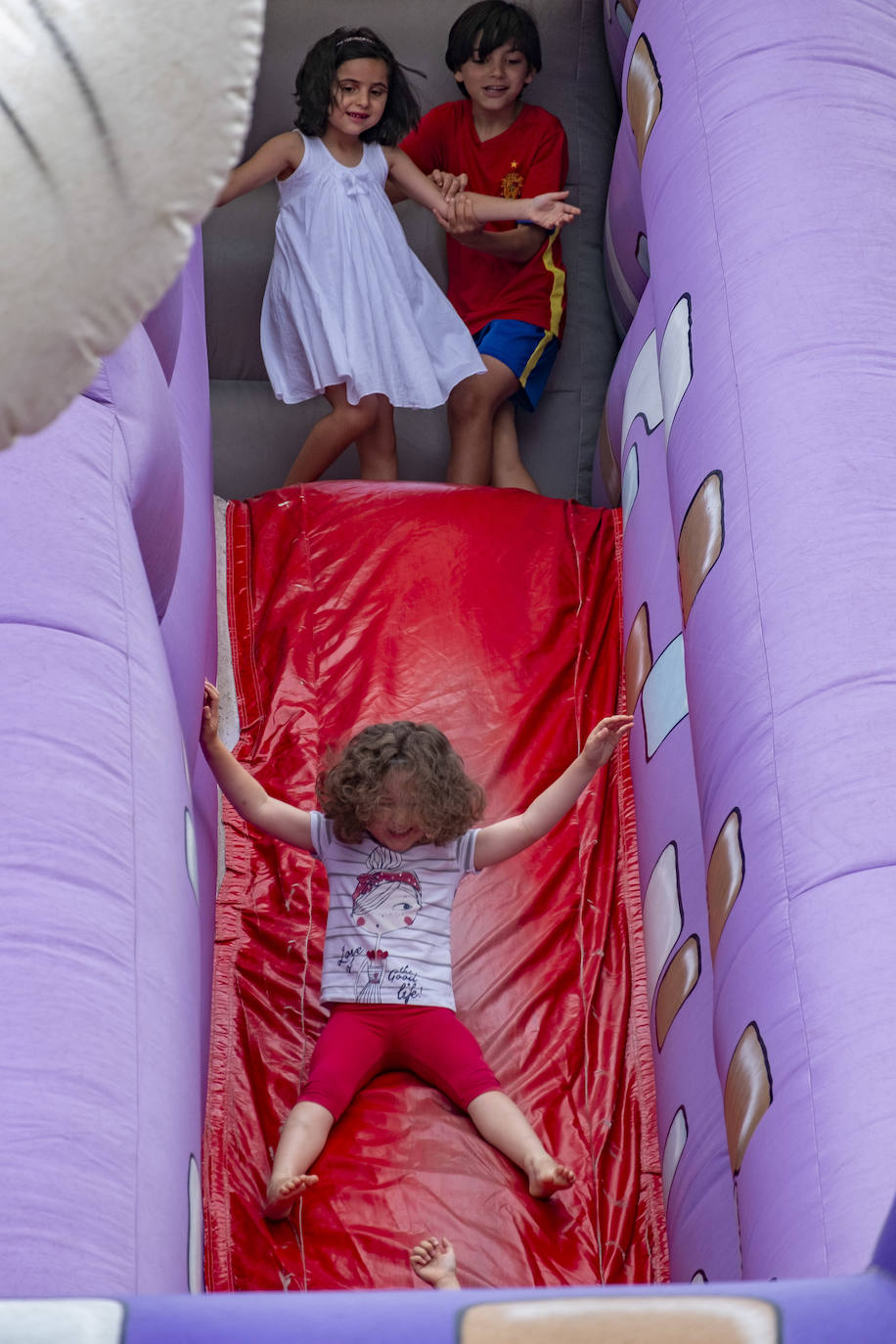 Las casetas de la plaza Alfonso XIII.