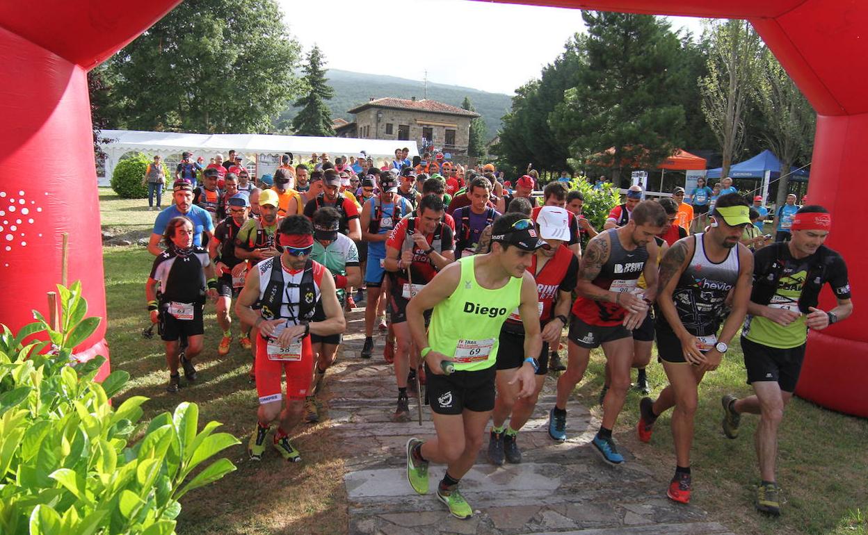 Foto de la salida de la edición del trail de 2018.