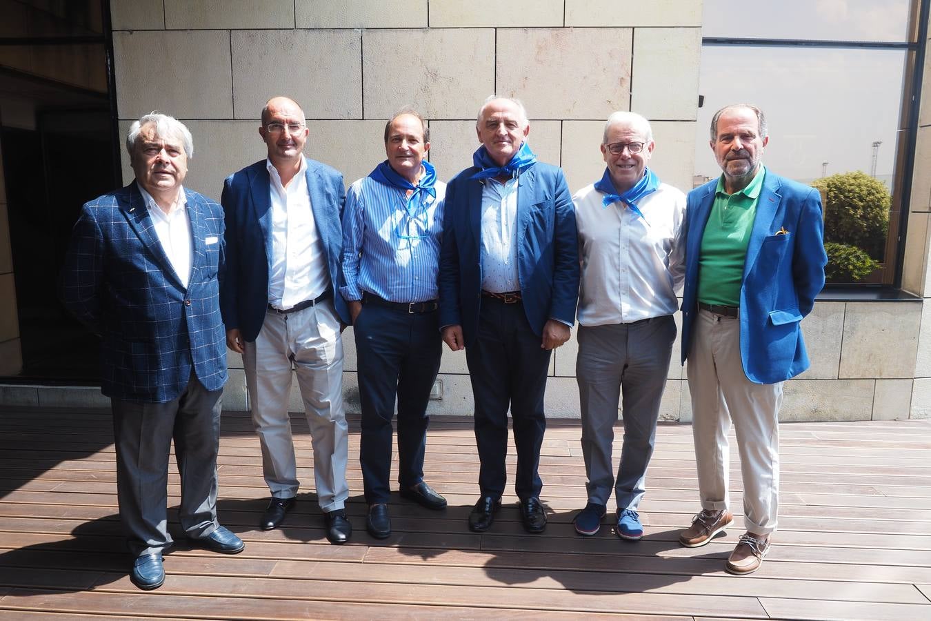 Víctor Bustillo, Gonzalo Cayón, Modesto Piñeiro, Jesús Martínez, Miguel Ángel Cuerno y Alfonso del Amo.