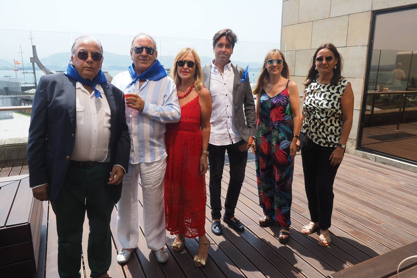 Jesús García, Prudencio Aragón, Teresa de Noguera, Sergio García de Noguera, Marisa Hoyuela y Ana Cachón.