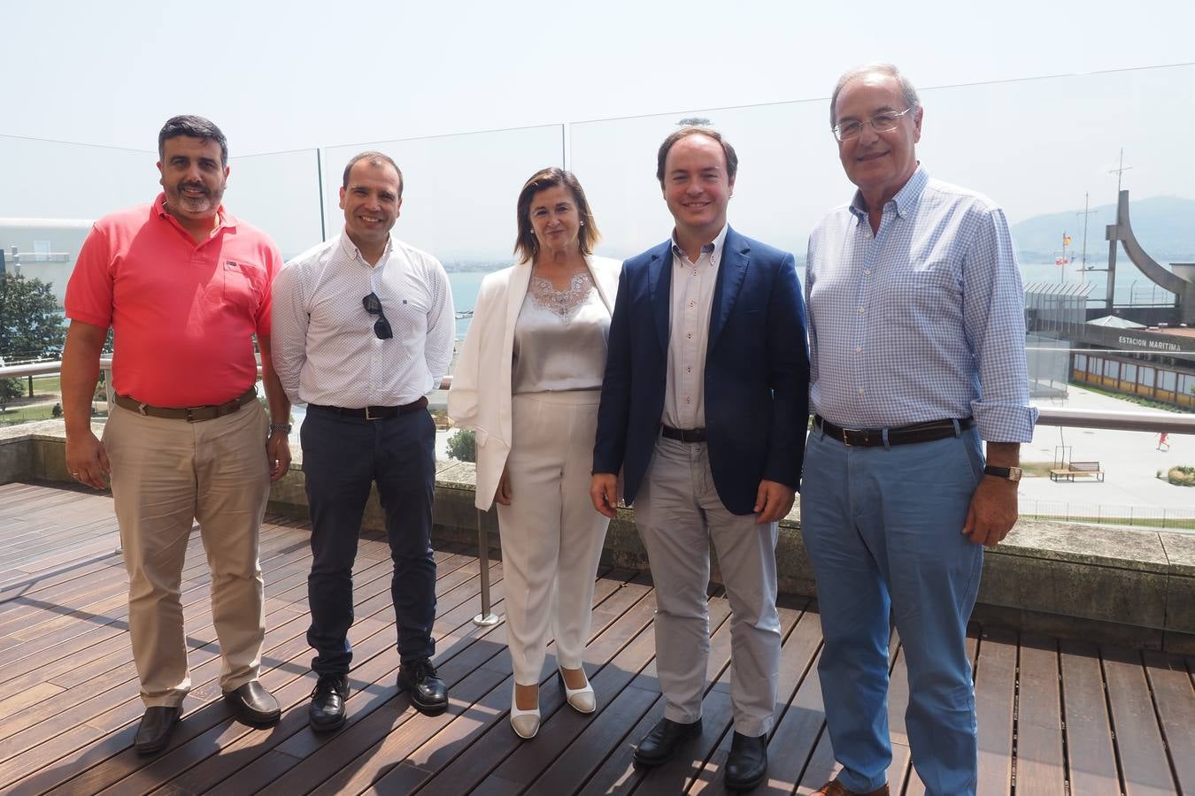 José Luis Blanco, Alejandro Trigos, Ana Villalobos, Nacho Quijano y Alberto Cuartas.