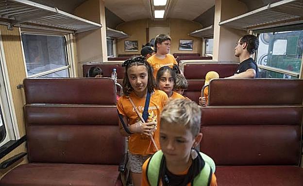 Un día de fiesta en la locomotora