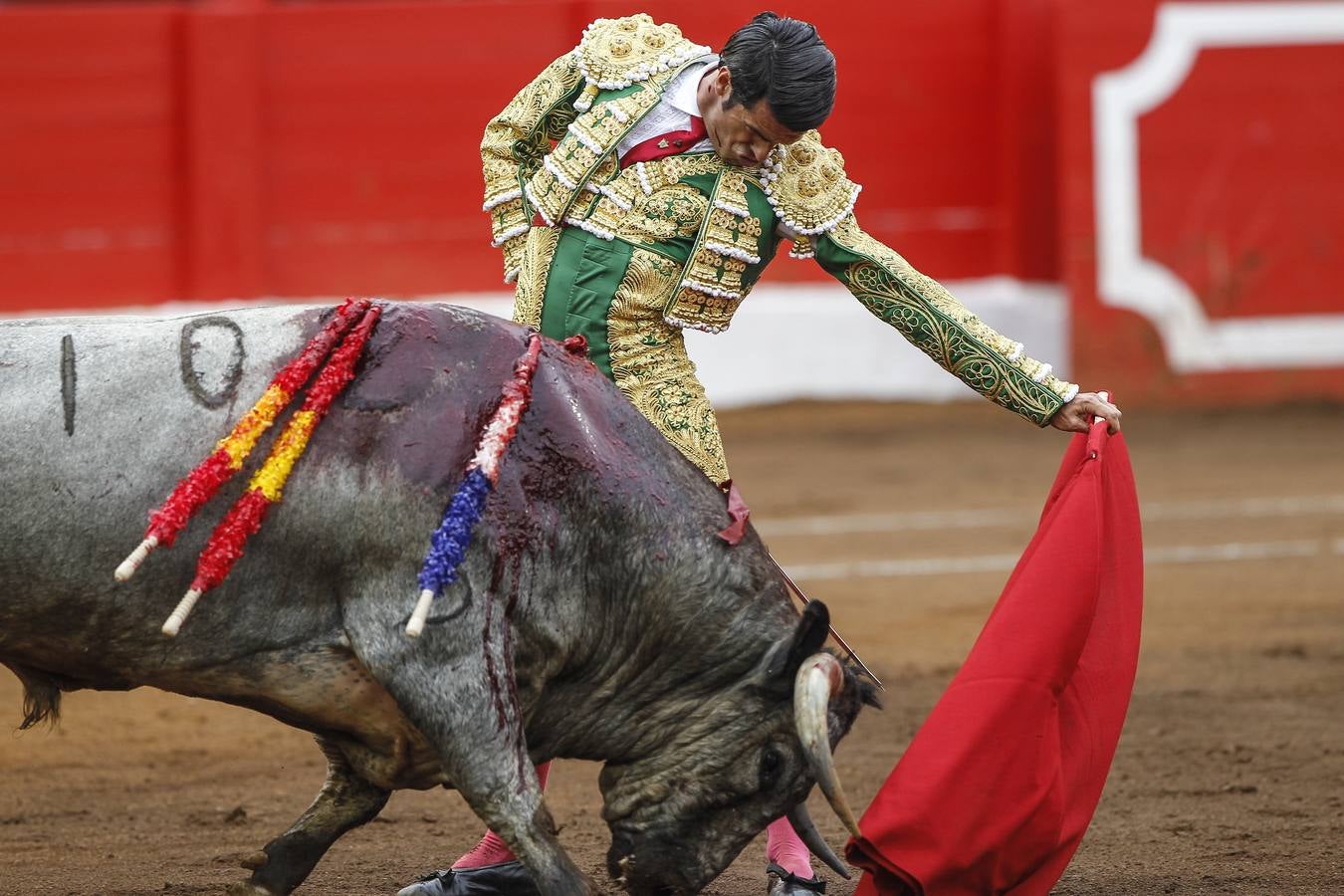 Curro Díaz, Manuel jesús 'El Cid' y Emilio de Justo en el tercer festejo de la Feria de Santiago