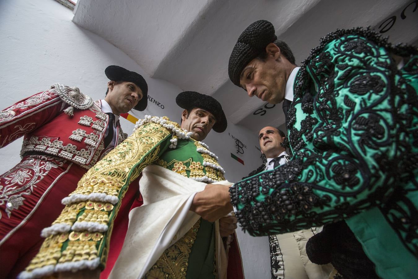 Curro Díaz, Manuel jesús 'El Cid' y Emilio de Justo en el tercer festejo de la Feria de Santiago