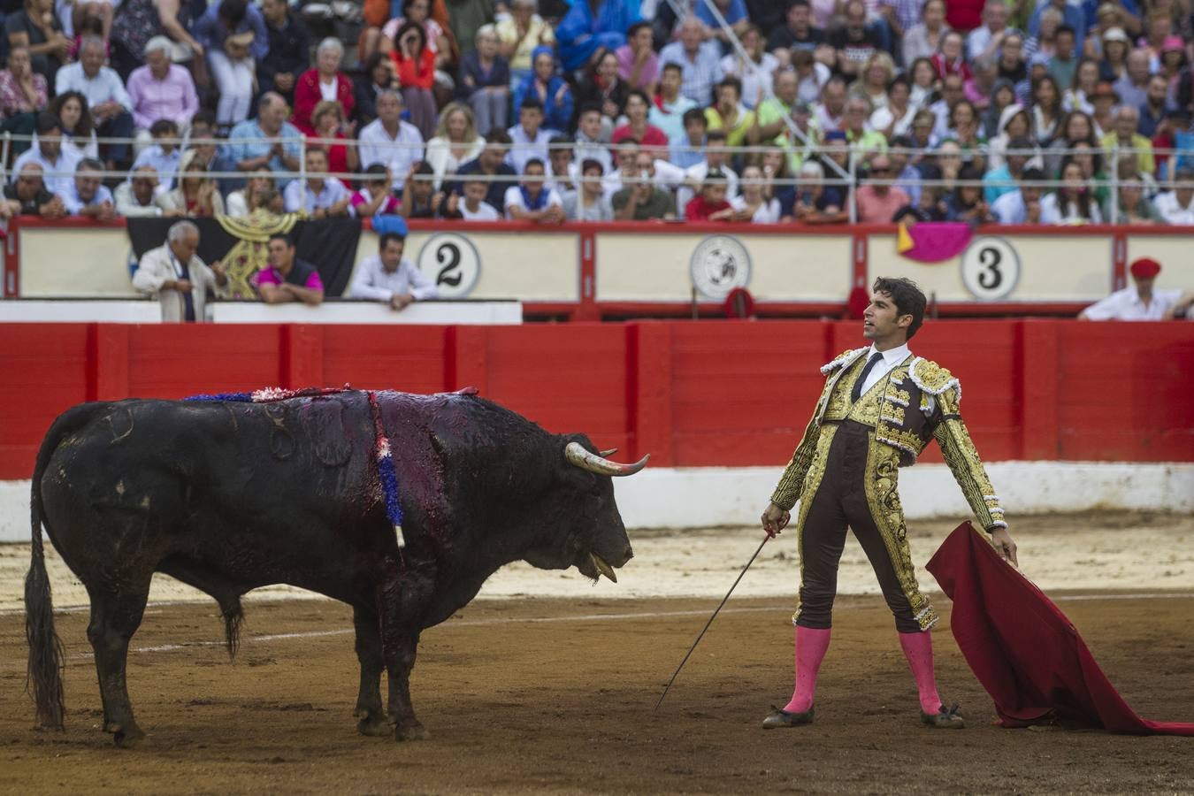 Sexto festejo de la Feria de Santiago con Cayetano, Diego Urdiales y José María Manzanares