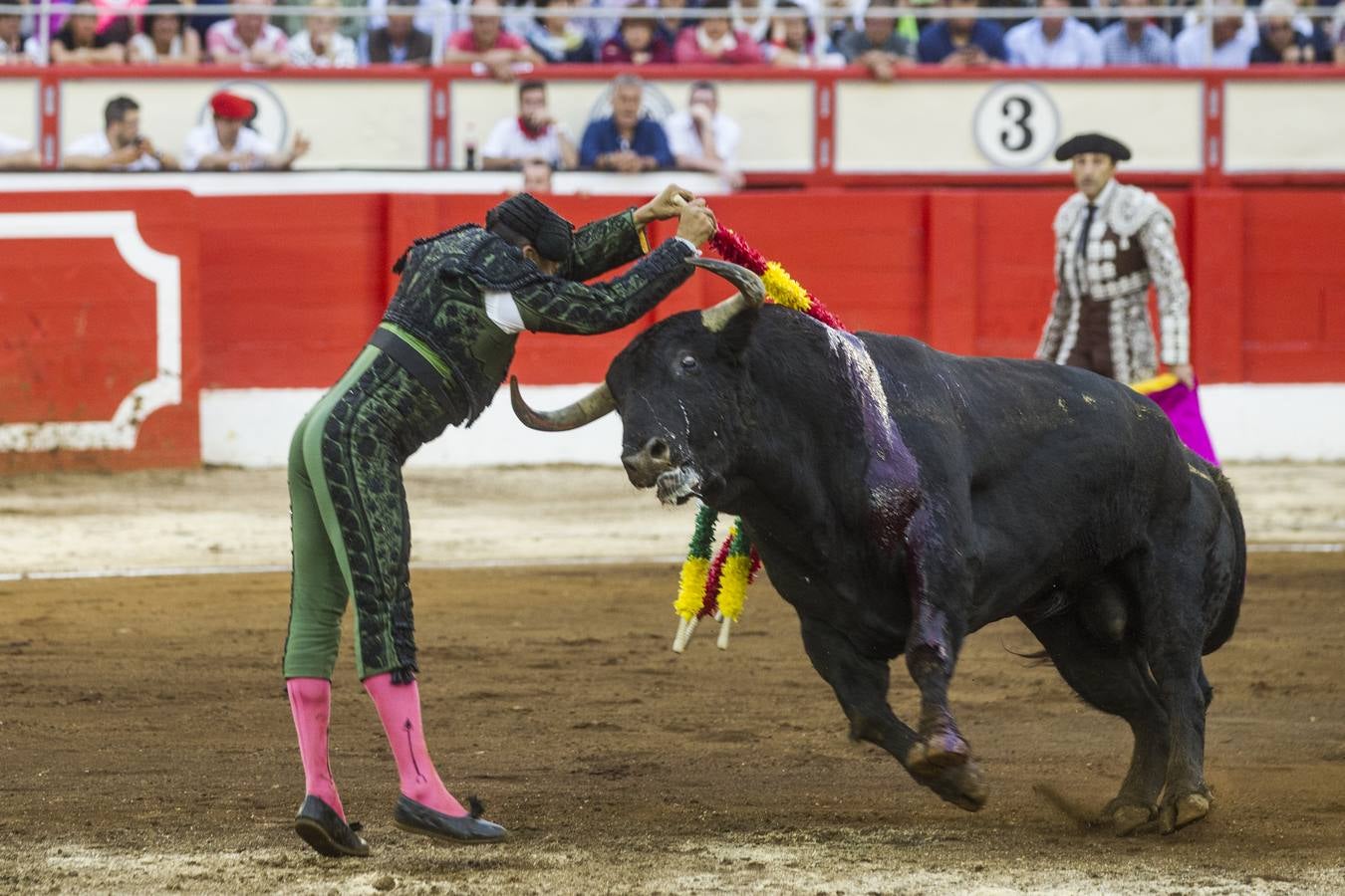 Sexto festejo de la Feria de Santiago con Cayetano, Diego Urdiales y José María Manzanares