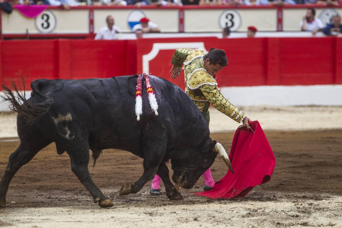 Sexto festejo de la Feria de Santiago con Cayetano, Diego Urdiales y José María Manzanares