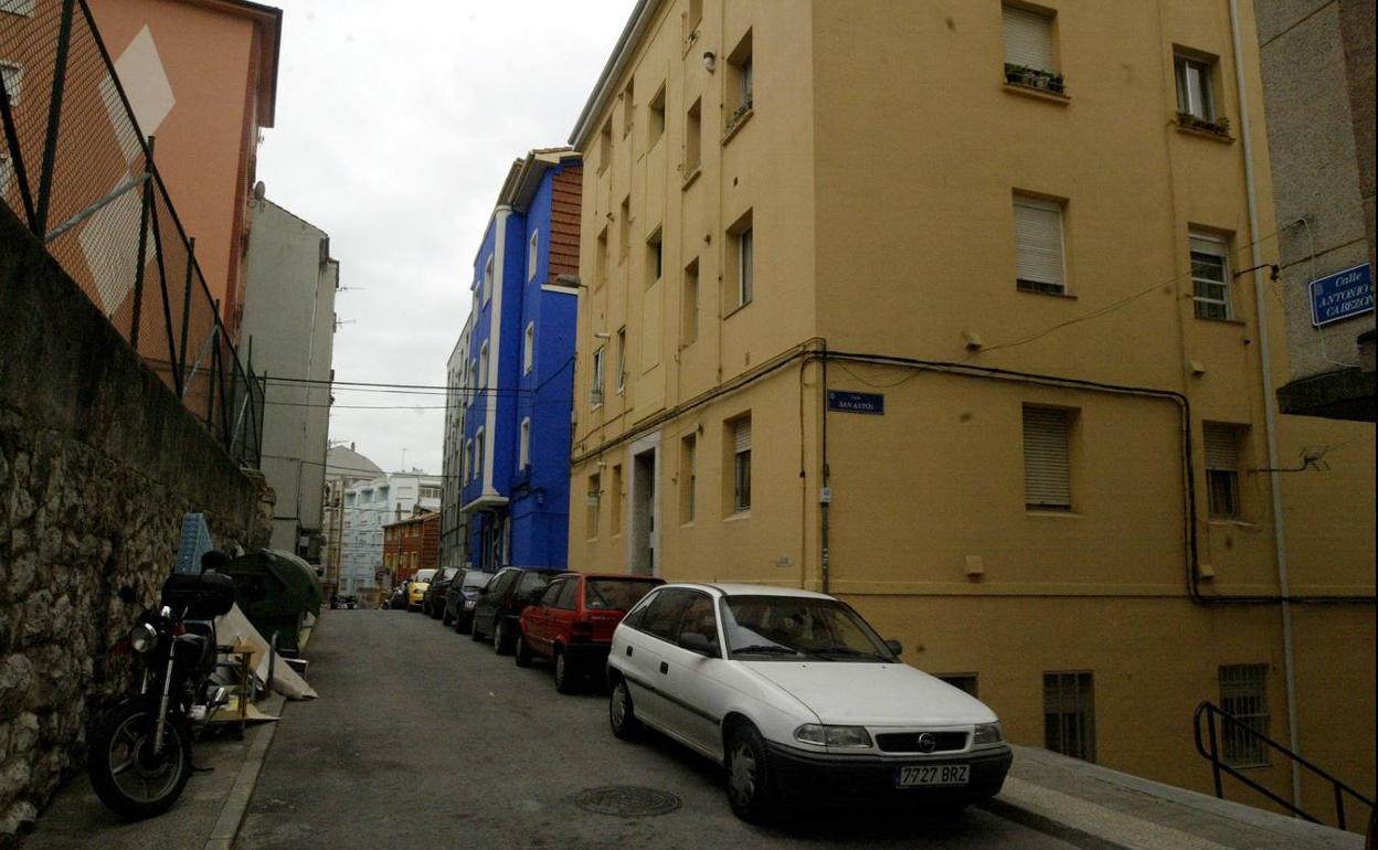 Calle Antonio Cabezón de Santander.