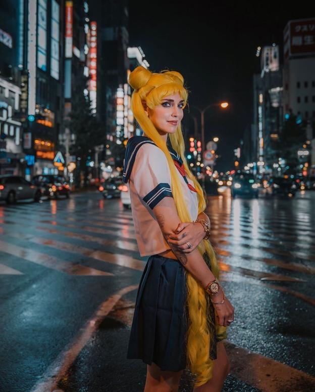 Chiara Ferragni en modo Sailor Moon.