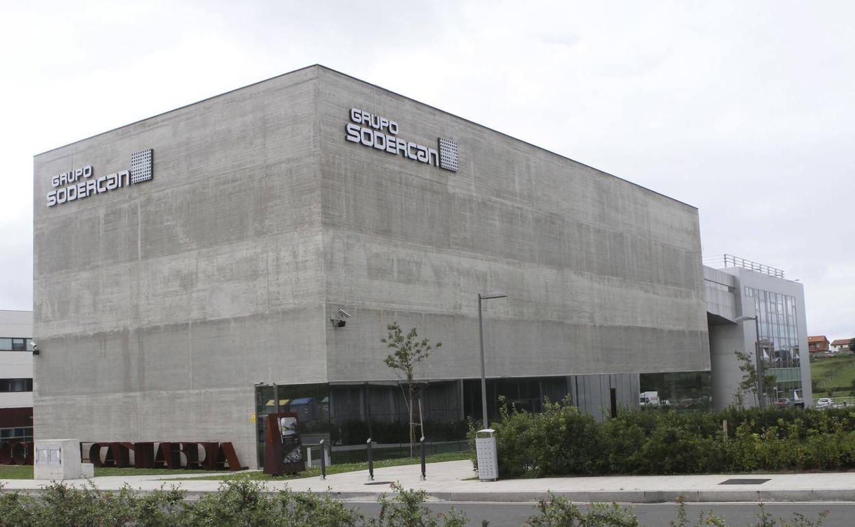 Edificio del Grupo Sodercán en el Parque Científico y Tecnológico de Santander.