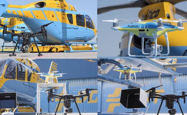 Los drones de la DGT, activos para multar