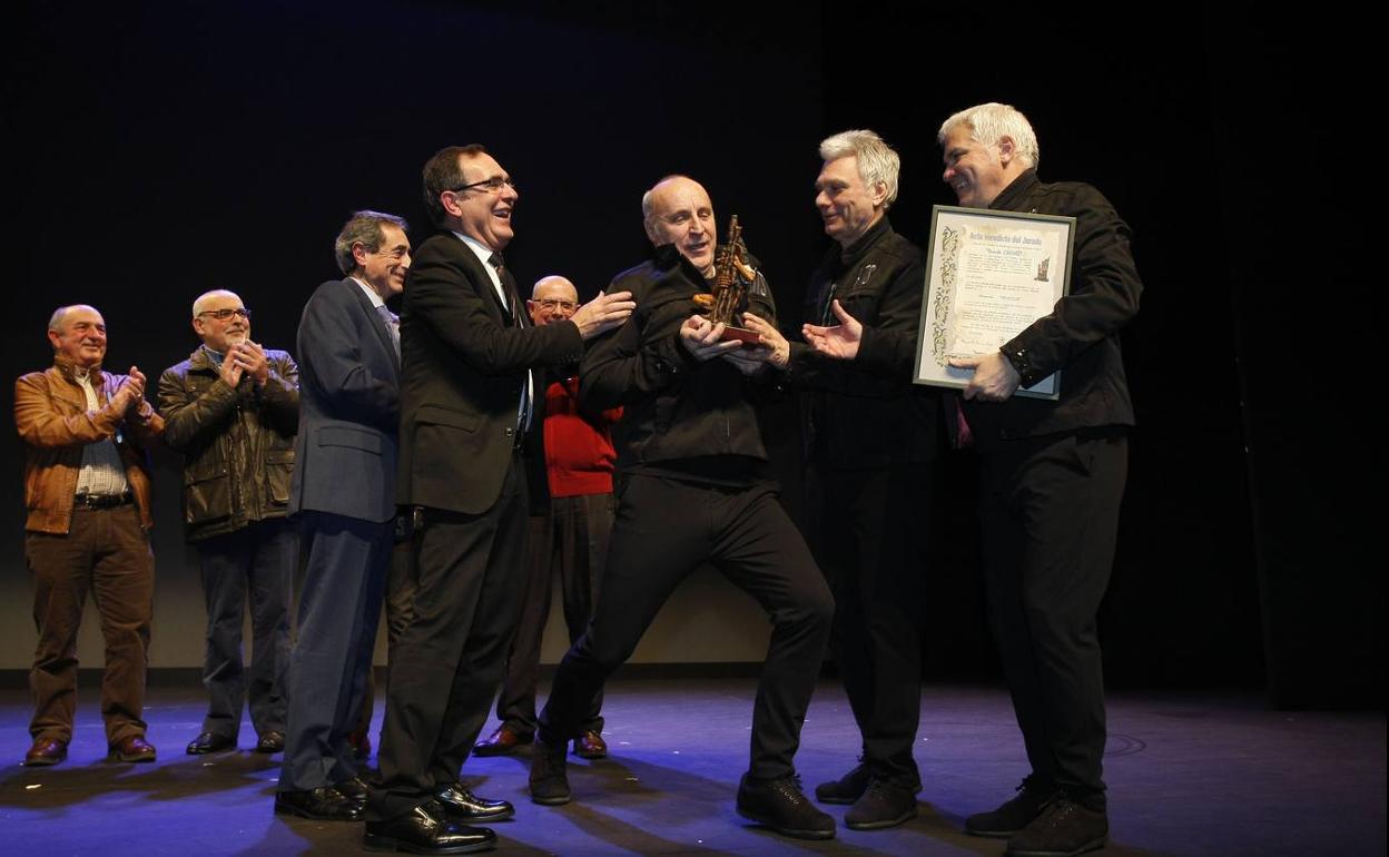 El grupo Tricicle recibió un homenaje en la última edición del festival.