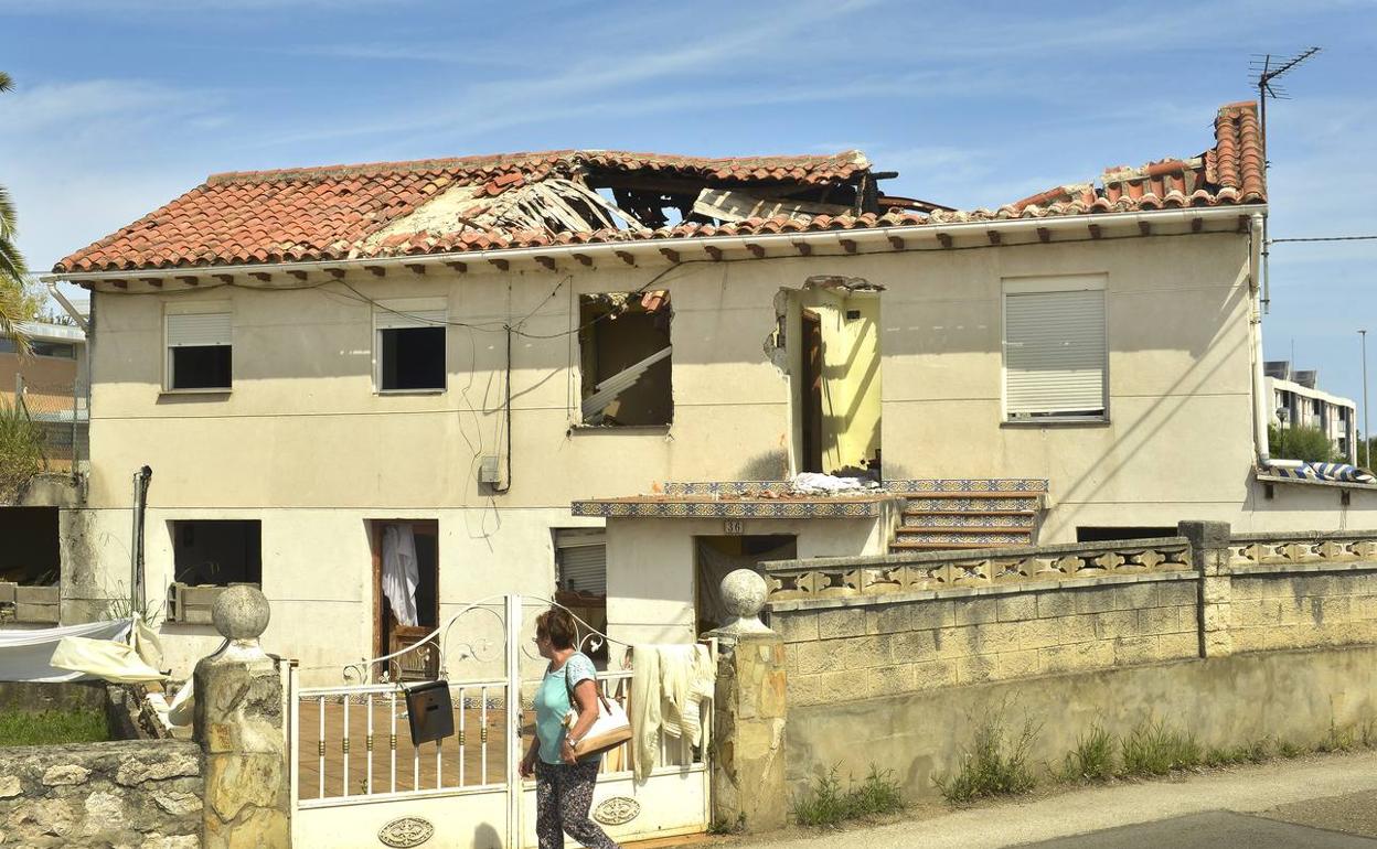 Declarada en ruina inminente un inmueble en la calle Corceño