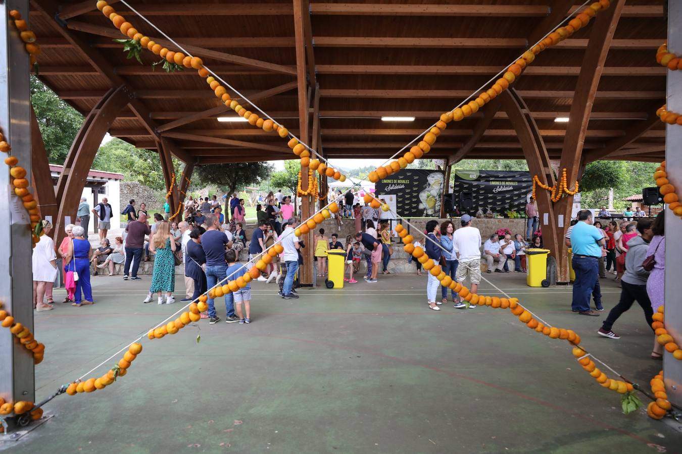 La fiesta de los Limones Solidarios celebra en el pueblo de Alfoz de Lloredo su octava edición