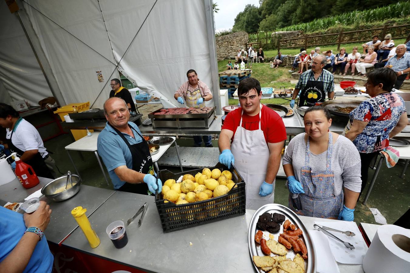 La fiesta de los Limones Solidarios celebra en el pueblo de Alfoz de Lloredo su octava edición