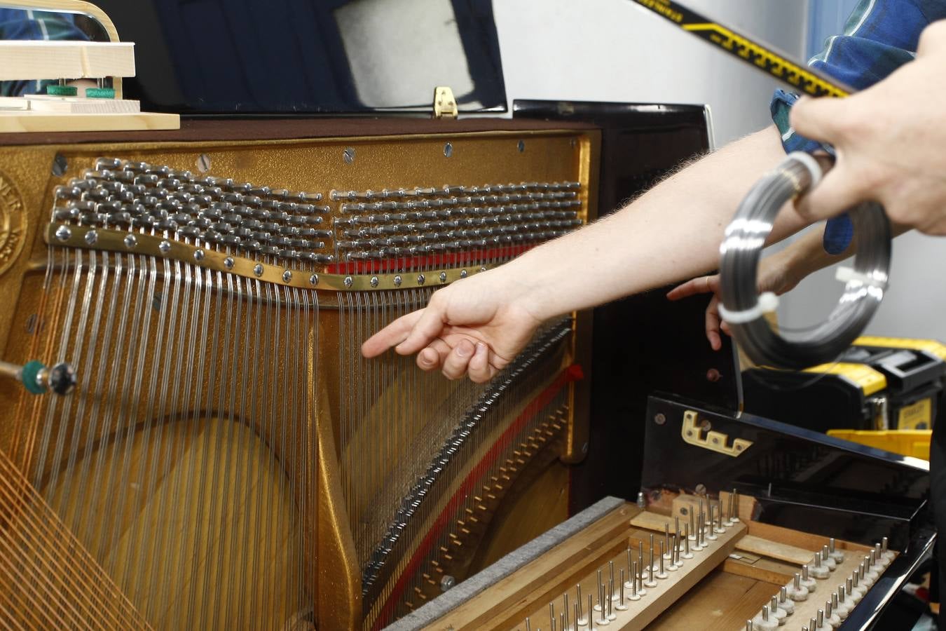 Fotos: Daniel Chiprian, afinador de pianos