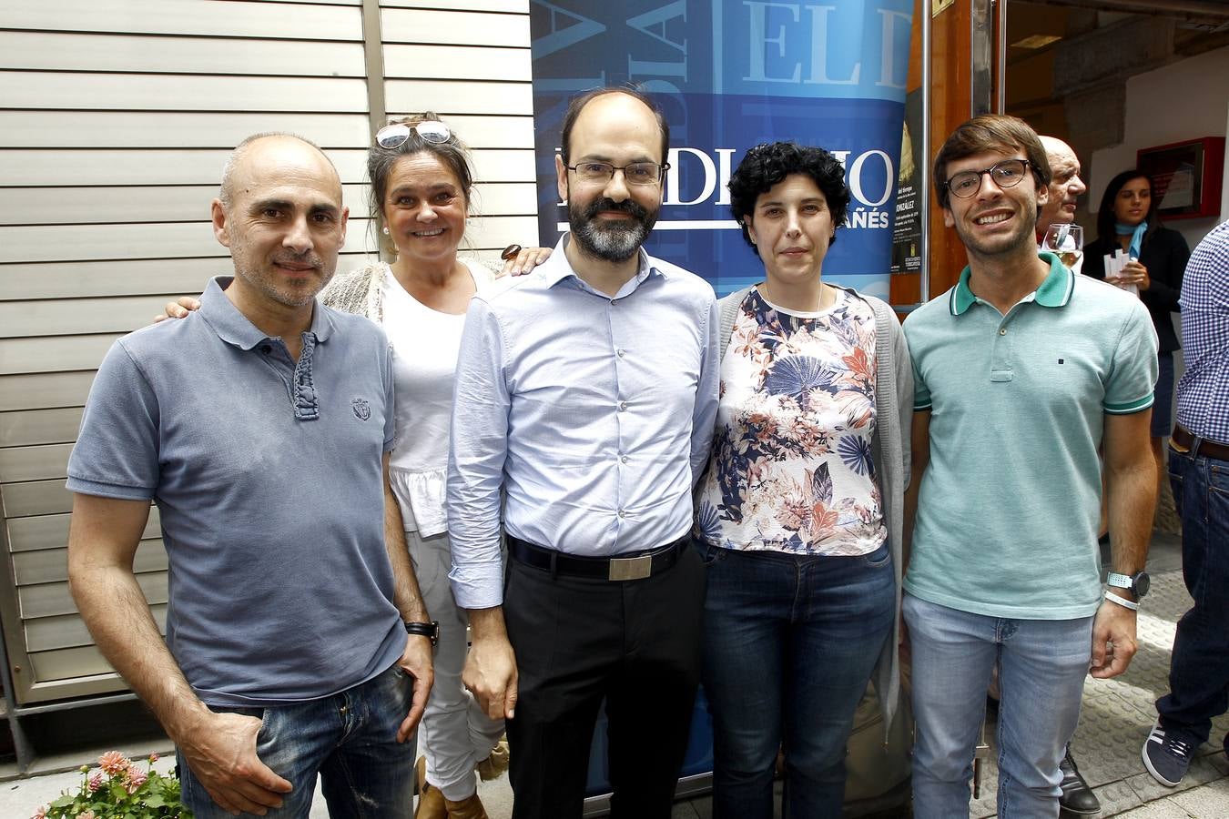 Gonzalo Poyatos, Esther Vélez, José Luis Urraca, Laura Romano y Borja Sainz.