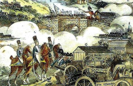 Imagen - La batalla de Tolosa en un grabado de la época.