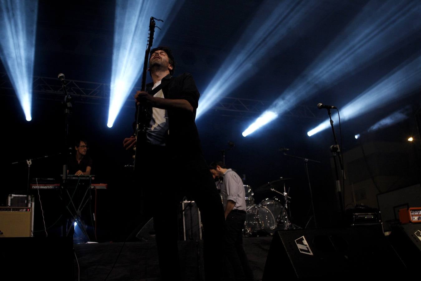 Víctor Manuel, durante la actuación del jueves en Torrelavega.