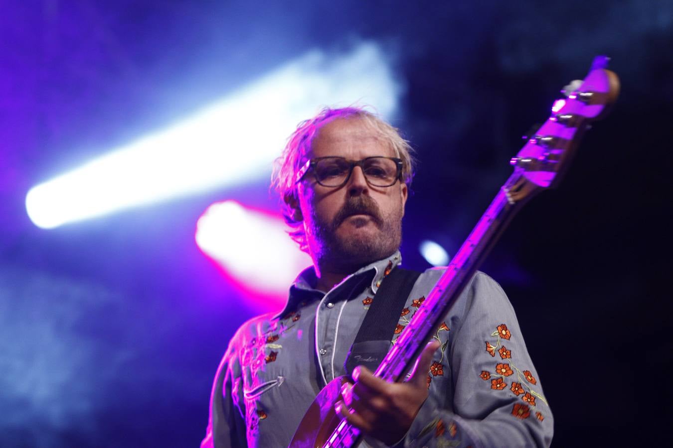 Víctor Manuel, durante la actuación del jueves en Torrelavega.