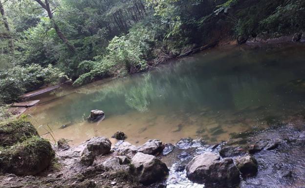  El vertido se ha localizado en el nacimiento del río Aguanaz, en la localidad de San Antonio.