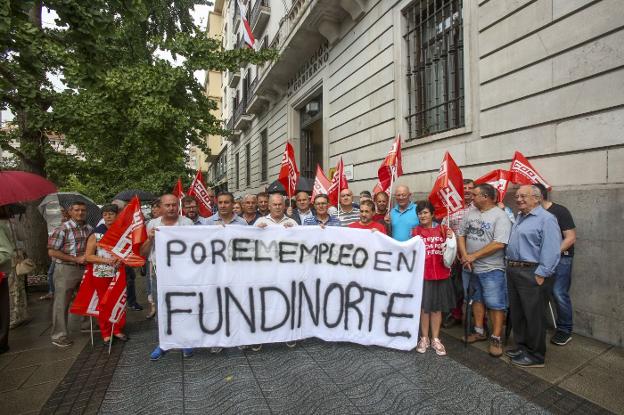 Los trabajadores de Fundinorte han sido unos de los que han tenido que acudir al Fogasa. :