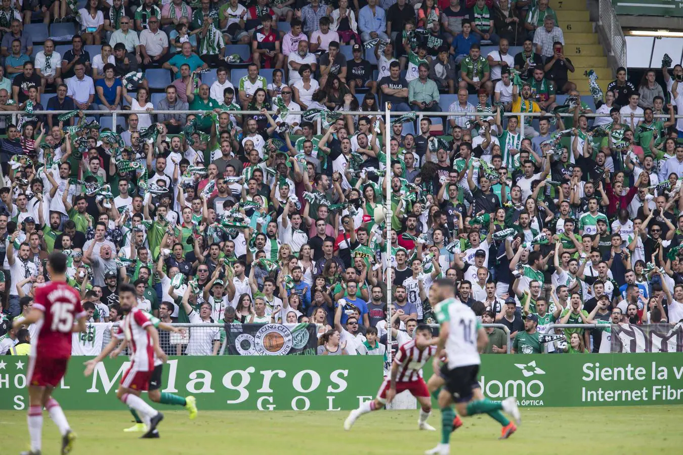 Fotos: La imágenes del partido Racing-Almería