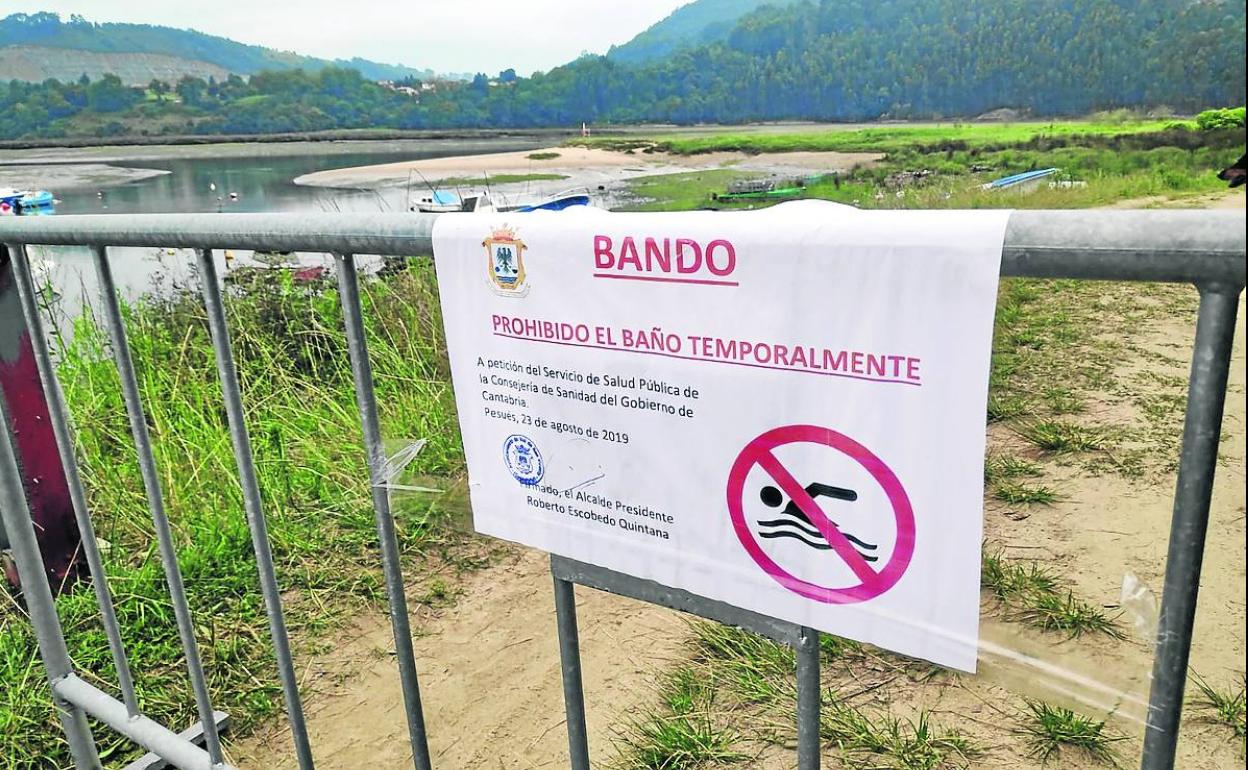 Cerrada al baño la playa de El Sable por una contaminación de origen fecal