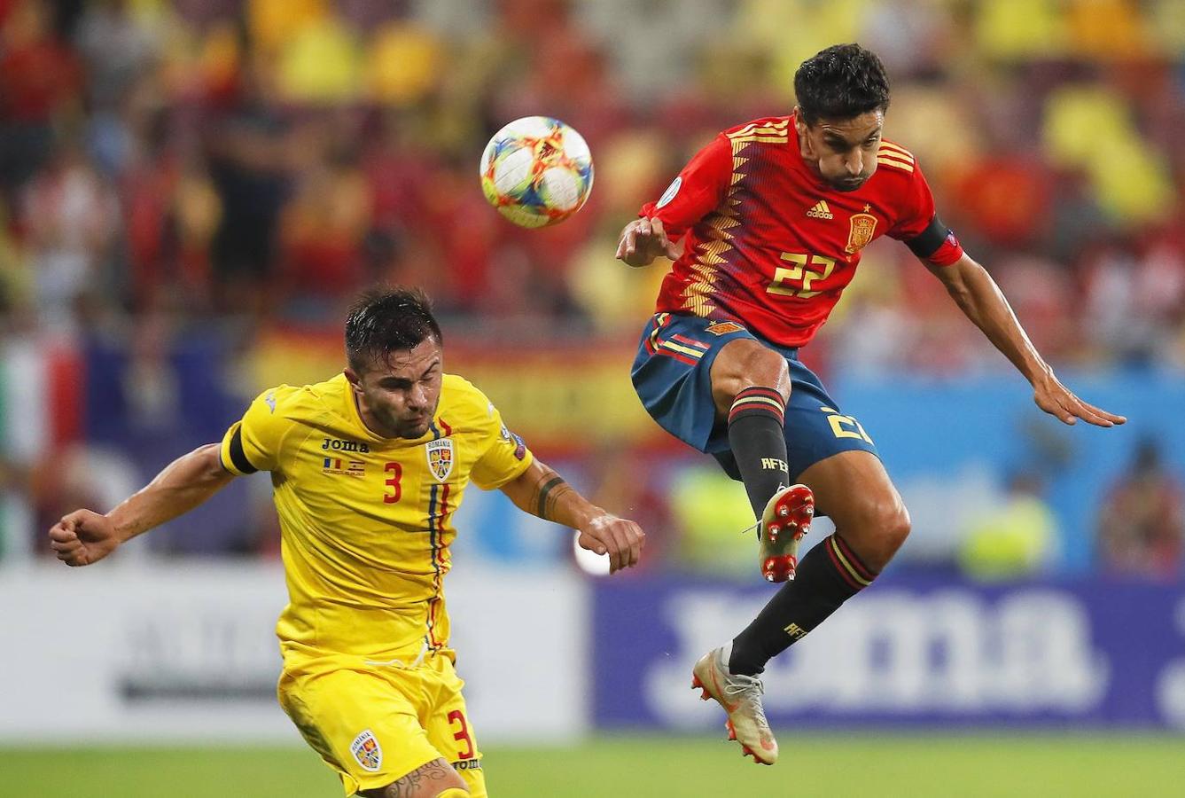 España, en el debut oficial de Robert Moreno como seleccionador nacional tras la renuncia de Luis Enrique, buscó el primer triunfo de su historia en suelo rumano