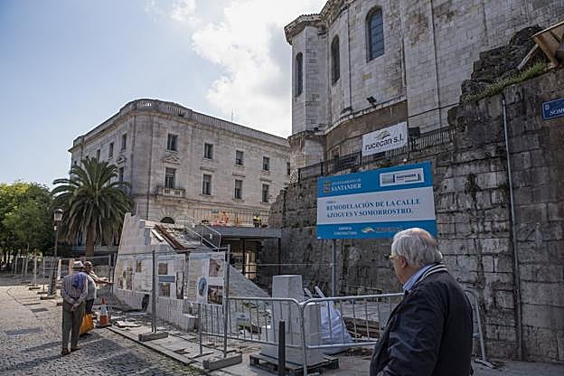 Estado actual de las obras en la zona de la catedral. :: maría gil