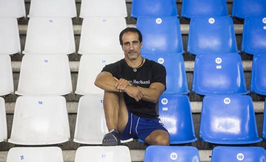 El entrenador Rodrigo Reñones.