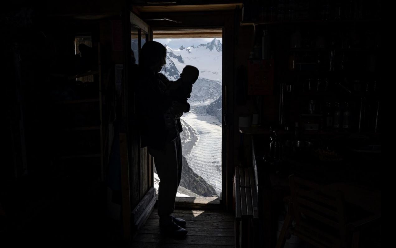 Fotos: Sarah, la guardesa del glaciar de Charpoua