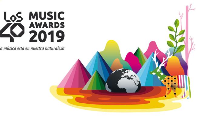 Okuda diseña la imagen de Los 40 Music Awards 2019