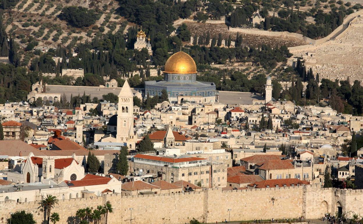 Vista de la ciudad de Jerusalén.