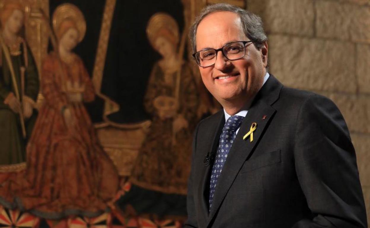 El presidente de la Generalitat, Quim Torra. 