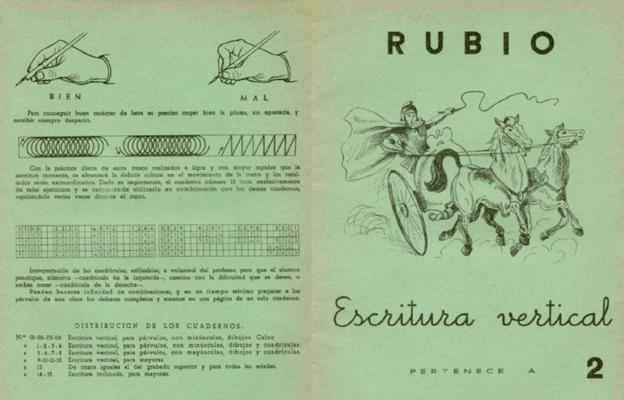 Los cuadernos Rubio fueron un éxito editorial. 