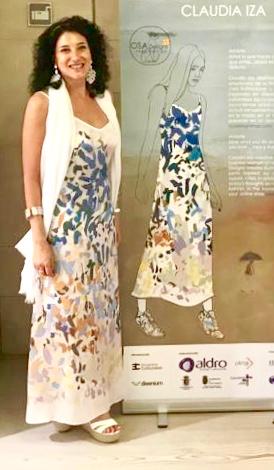 Presentación de la exposición 'Paisajes e ilustraciones' en la Universidad de Comillas en el verano de 2019.