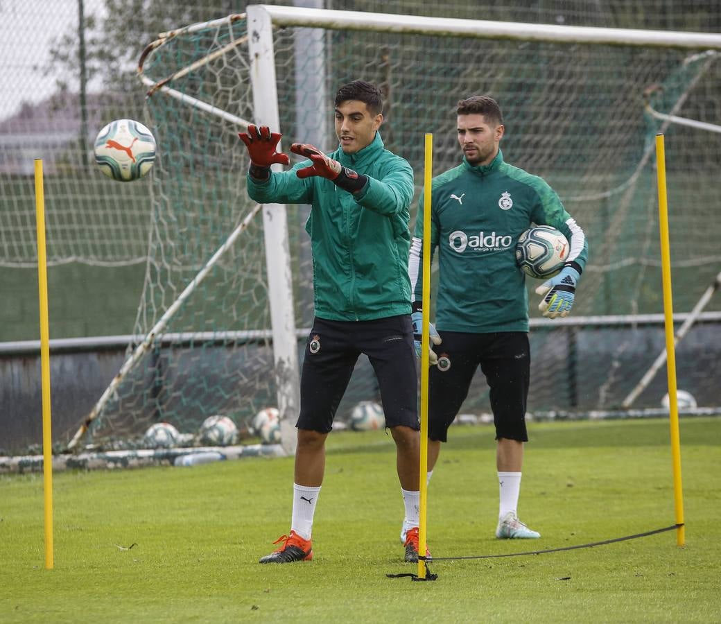 Fotos: El entrenamiento del día después de la victoria ante el Mirandés