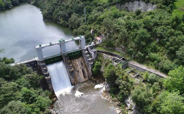 El embalse de Palombera.