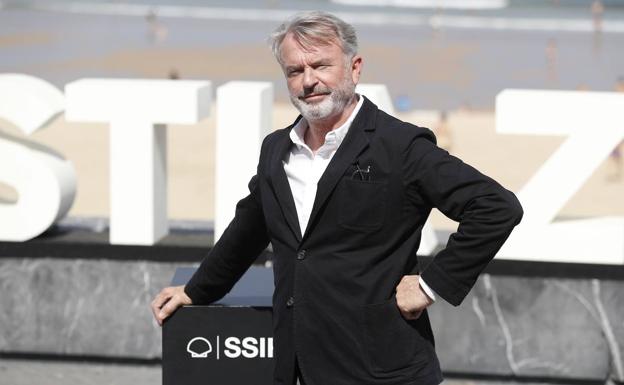 El actor Sam Neill ha presentado en el Zinemaldia 'La decisión'.