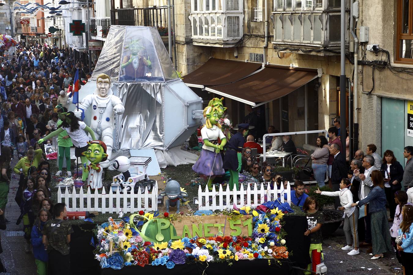 Fotos: Desfile de carrozas en Reinosa