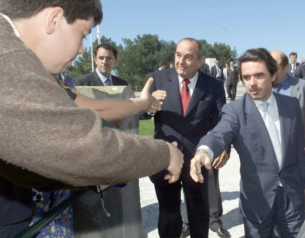 Fotos: La visita de Jacques Chirac a Cantabria en el año 2000