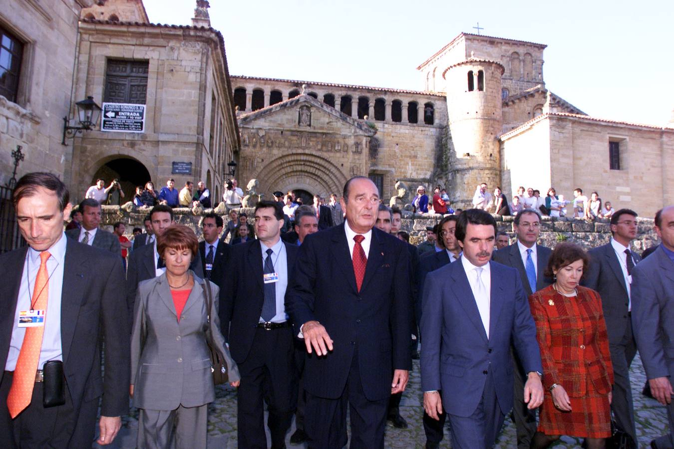 Fotos: La visita de Jacques Chirac a Cantabria en el año 2000
