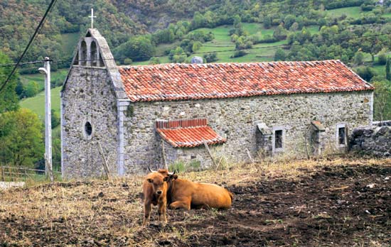 Imagen principal - Iglesia de Dobres, Iglesia de Tollo y Espadaña de La Vega