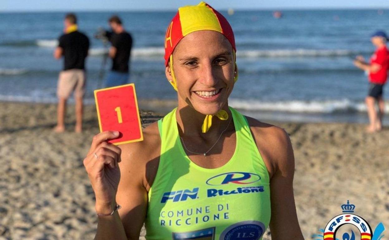 La cántabra Itziar Abascal consigue seis medallas en el Europeo de Salvamento y Socorrismo