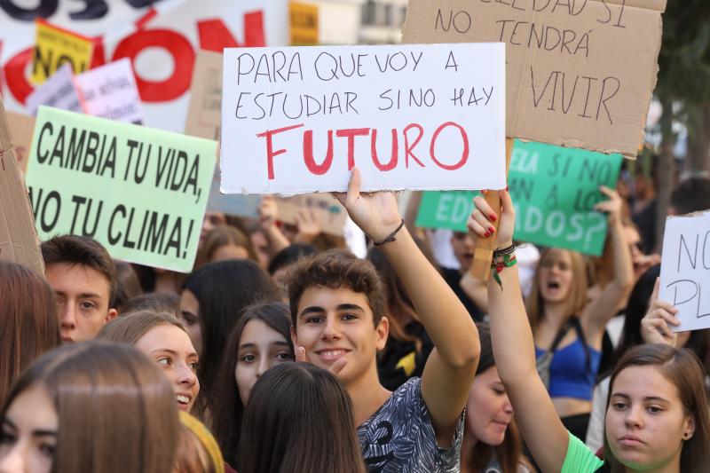 Fotos: Los estudiantes se revuelven contra el cambio climático