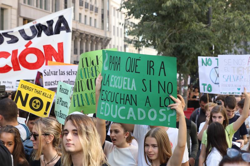 Fotos: Los estudiantes se revuelven contra el cambio climático