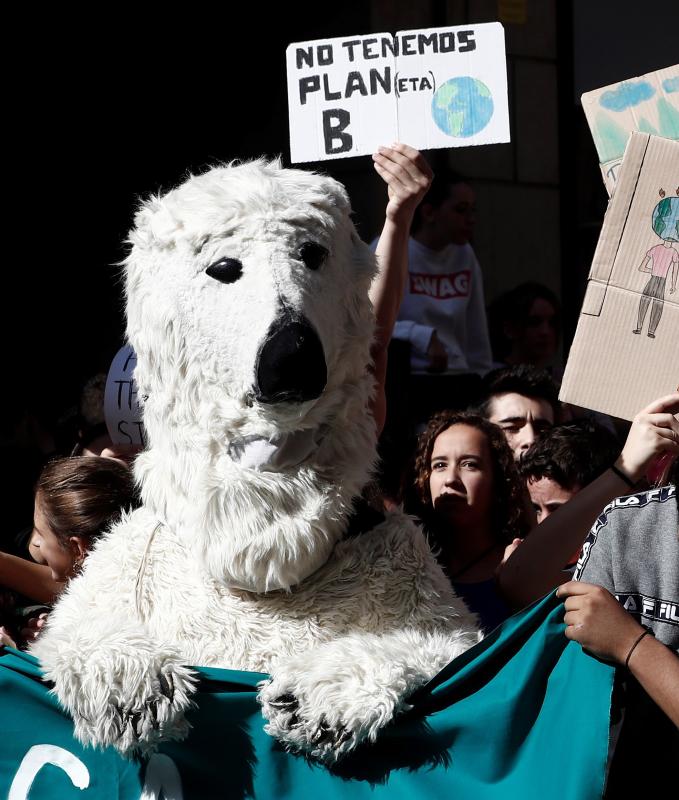 Fotos: Los estudiantes se revuelven contra el cambio climático